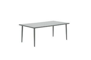 Perth Dining Tisch 180 x 100 cm | arctic grey / dark grey