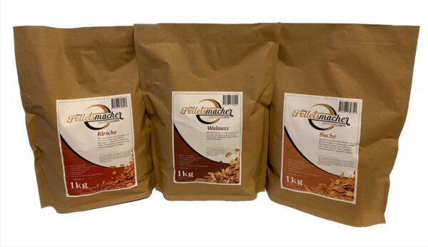 Räucherchips Set 3 | Buche, Walnuss, Kirsche