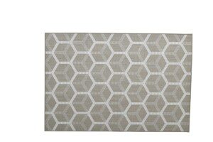 Gretha Hexagon Teppich green