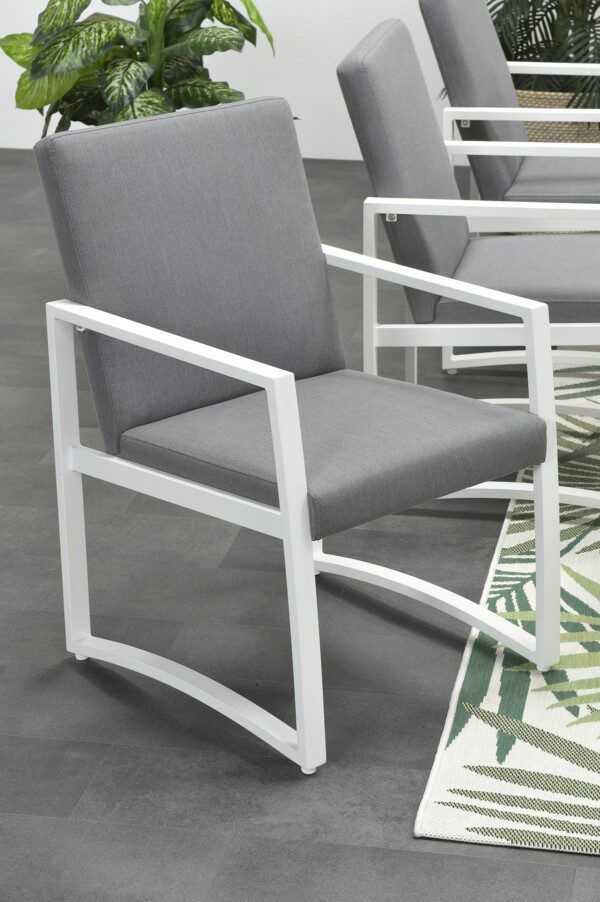 Aureum Stuhl mat white / light grey – Bild 7