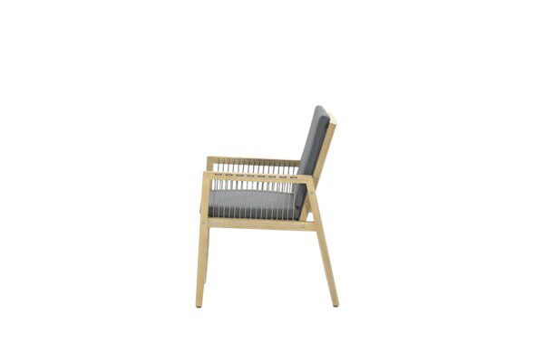 Concordia Stuhl Akazie white wash / anthrazit – Bild 2