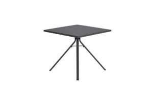 Rimini Tisch 80 x 80 cm carbon black