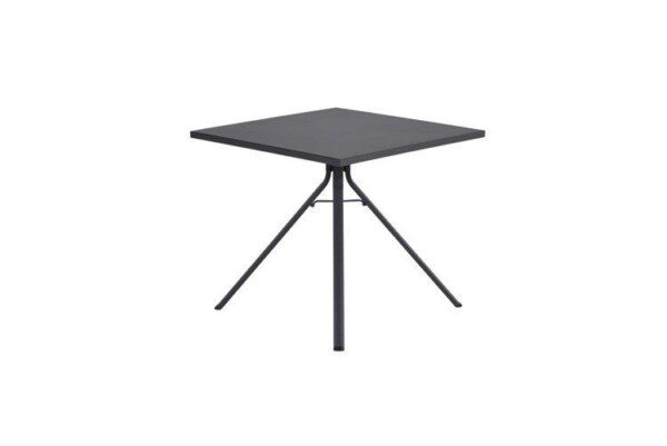 Rimini Tisch 80 x 80 cm carbon black