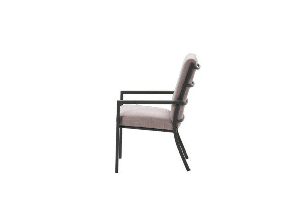 Sergio Stuhl carbon black / salmon grey – Bild 3