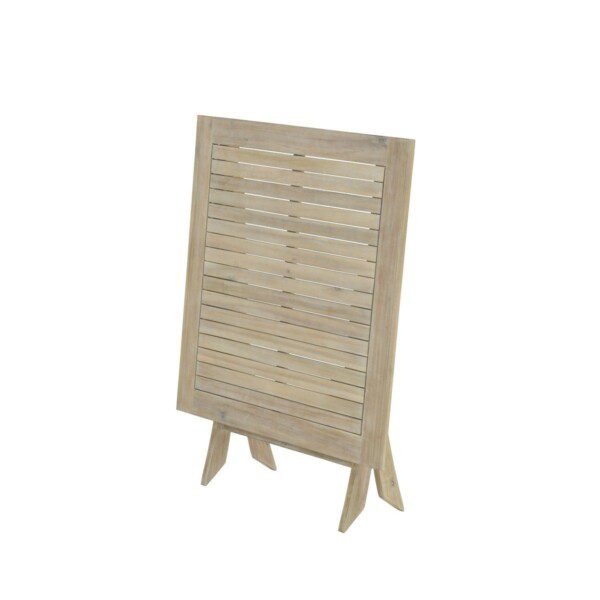 Kent faltbare Tisch 80 x 80 x H72 cm Akazie white wash – Bild 4