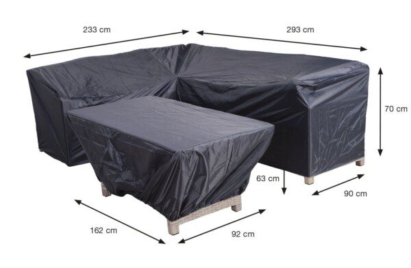 Cover 233/293 x 90 x H70 cm & 162 x 92 x H63 cm | GI 70856 – Bild 2