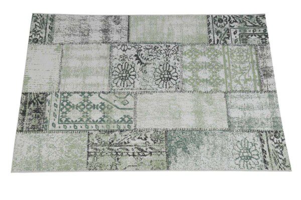 Blocko Teppich green