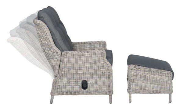 Veracruz Relaxstuhl vintage willow / reflex black – Bild 2