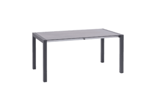 Elegance Tisch 217 - 160 x 90 x H74 cm dunkelgrau / Steindekor