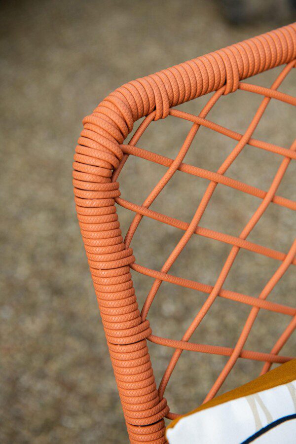 Dido Stuhl carbon black / TPU rope copper – Bild 10
