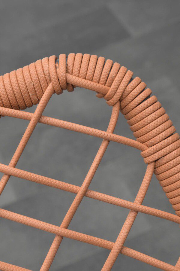 Dido Stuhl carbon black / TPU rope copper – Bild 7