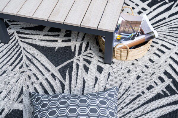 Nicolle Lounge Set carbon black / mystic grey / light teak immowood – Bild 4