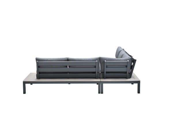 Nicolle Lounge Set carbon black / mystic grey / light teak immowood – Bild 10