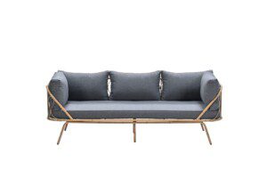 Cleopatra Bank L220 alu bamboo look / mystic grey