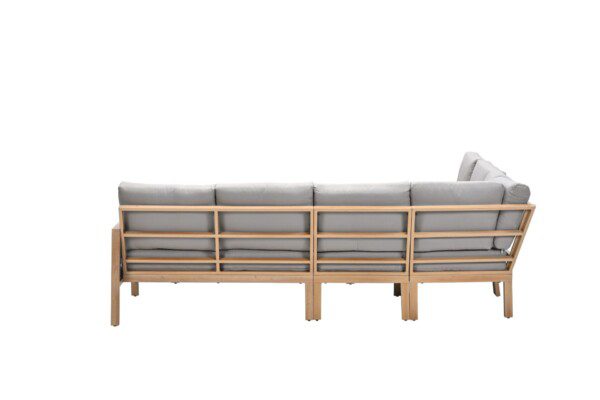 Decala Lounge alu light teak / taupe – Bild 5