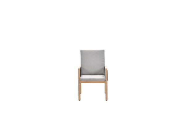 Decala Dining Stuhl alu light teak / taupe – Bild 2