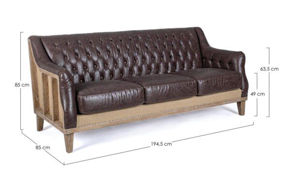 RAYMOND 3-Sitzer Sofa – Bild 8