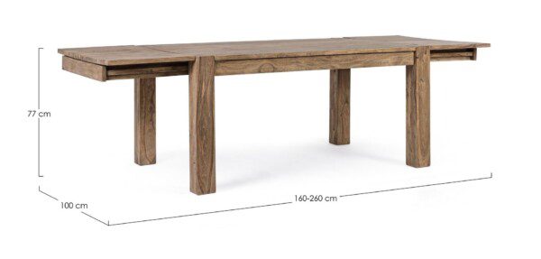 SALFORD 160 - 260 x 100 x H77 cm – Bild 8
