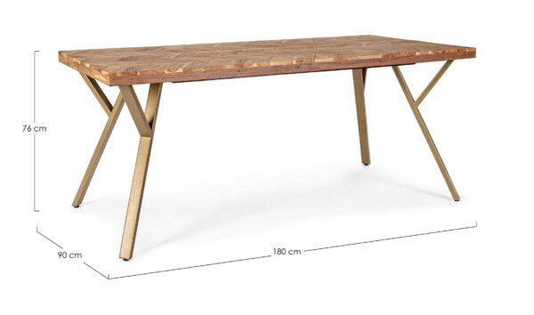RAIDA Tisch 180 x 90 x 76 cm – Bild 6