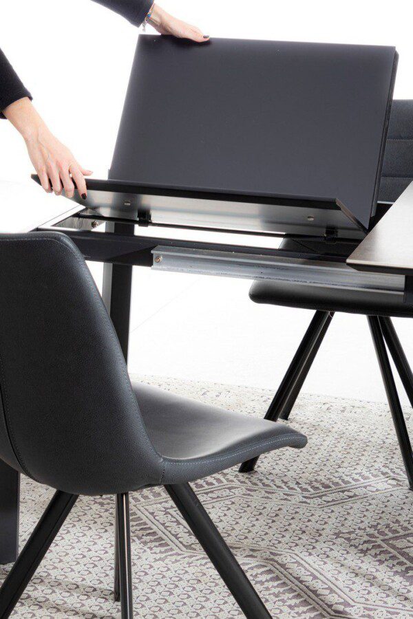 BRIVA grau-schwarz 140 – 200 x 90 x H76 cm – Bild 8