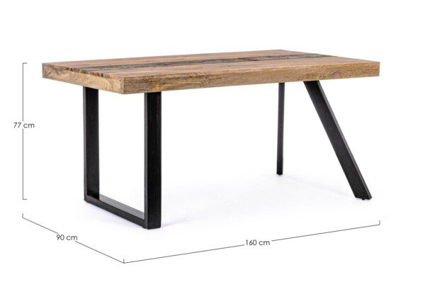 MANCHESTER Tisch 160 x 90 x 77 cm – Bild 8