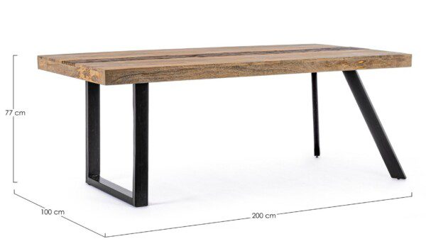 MANCHESTER Tisch 200 x 100 x 77 cm – Bild 10