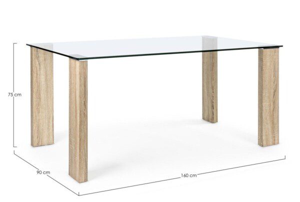 NEW ARLEY natur 160 x 90 x H75 cm – Bild 4