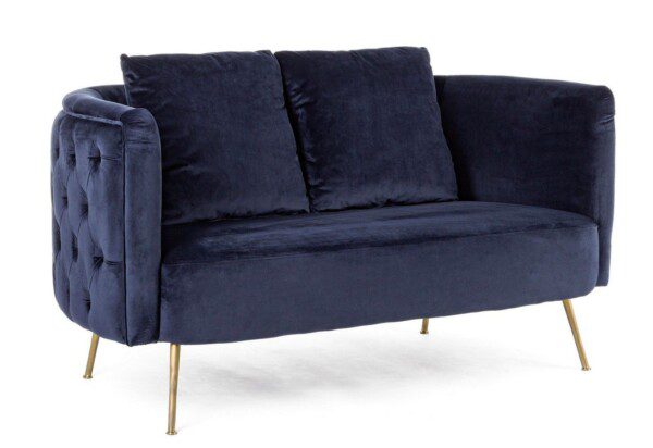 TENBURY 2-Sitzer Sofa blau