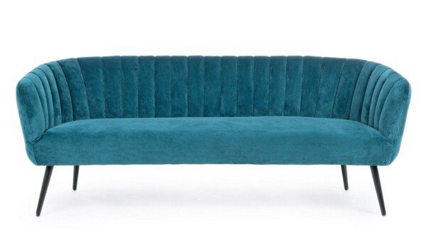 AVRIL 3-Sitzer Sofa blau – Bild 2
