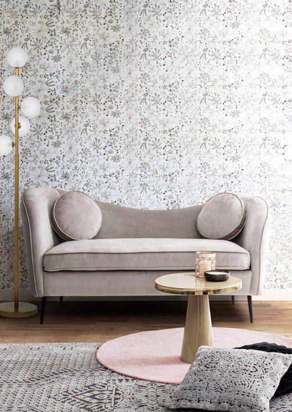 CANDIS hellgrau 2-Sitzer Sofa – Bild 8