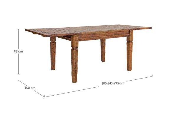 CHATEAUX 200 – 245 - 290 x 100 x H76 cm – Bild 7