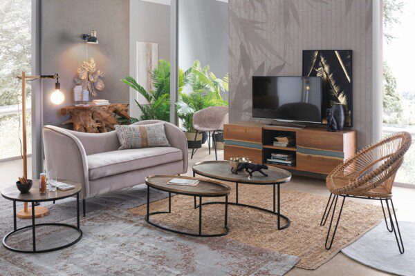 CANDIS hellgrau 2-Sitzer Sofa – Bild 9