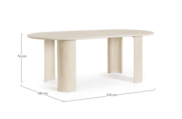 ORLANDO 200 x 100 x H76 cm natur – Bild 4
