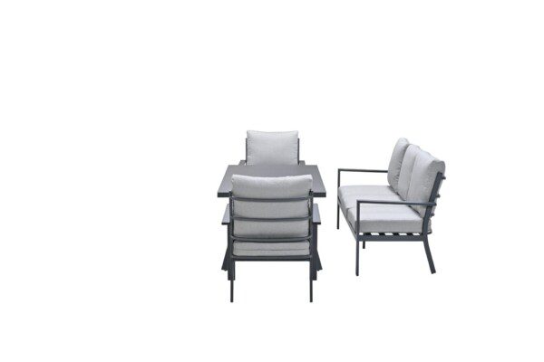 Sergio Lounge carbon black / light grey – Bild 5