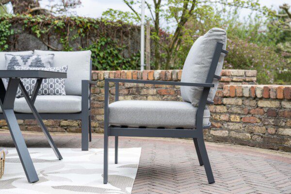 Sergio Lounge carbon black / light grey – Bild 7