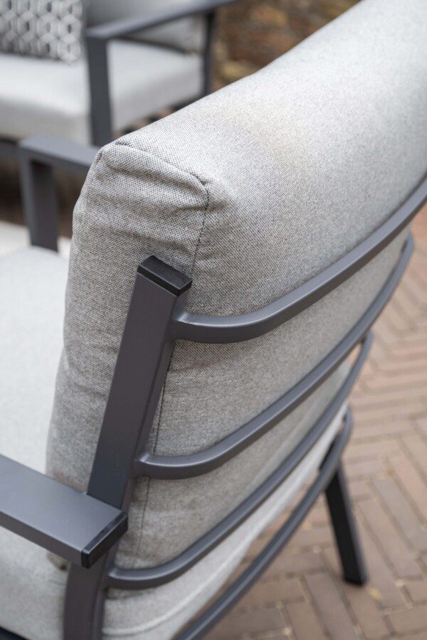 Sergio Lounge carbon black / light grey – Bild 8