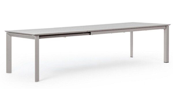 KONNOR Tisch 200-300 x 110 x H76 cm taupe