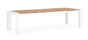 CAMERON Tisch 228-294 x 100 x H75 cm weiß