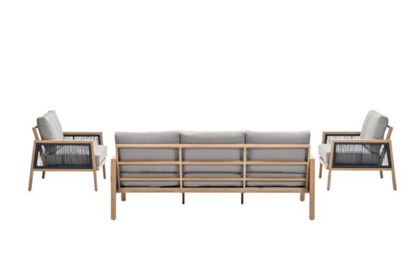 Decala Lounge light teak alu / taupe – Bild 15