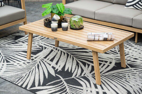 Decala Lounge light teak alu / taupe – Bild 5