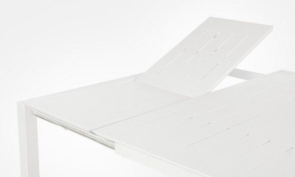 KONNOR Tisch 110-160 x 160 x H77.5 cm weiß – Bild 9