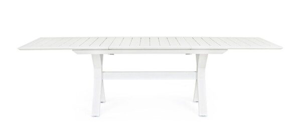 KENYON Tisch 180-240 x 100 x H76 cm weiß – Bild 4