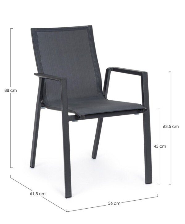 KRION Stuhl anthrazit – Bild 10