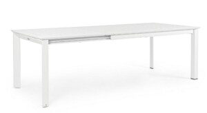 KONNOR Tisch 160-240 x 100 x H76 cm weiß