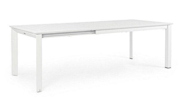 KONNOR Tisch 160-240 x 100 x H76 cm weiß