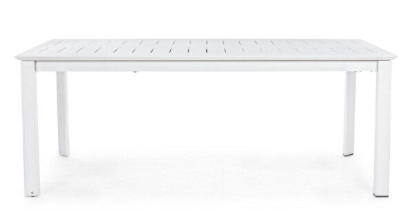 KONNOR Tisch 200-300 x 110 x H76 cm weiß – Bild 4