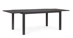HILDE Tisch 160-240 x 90 x H75 cm anthrazit