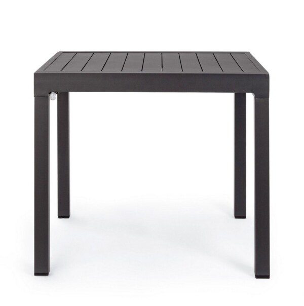 PELAGIUS Tisch 83-166 x 80 x H75 cm anthrazit – Bild 3