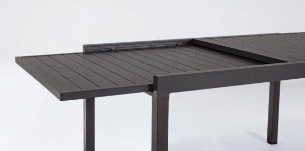 PELAGIUS Tisch 135-270 x 90 x H75 cm anthrazit – Bild 7
