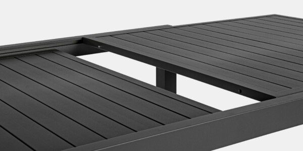 HILDE Tisch 200-300 x 100 x H75 cm anthrazit – Bild 7